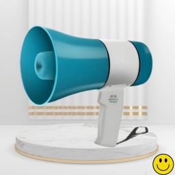 Handheld Megaphone with Siren, Microphone & Rechargeable for Outdoor EventsA123 Megaphone Portable Megaphone Siren Loudspeaker Function &Long Battery BackupC123 Outdoor PA System-picture-22