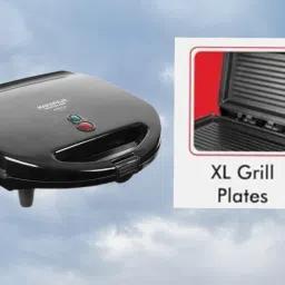 Whiteline Aprica Grill Sandwich Maker - SM-205 (Black) Grill-image-57