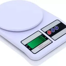 SONALEX electronic weight machine 10 kg for shop LCD Display (White) Weighing Scale image 3