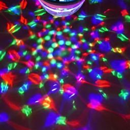 SPARK WORLD White Disco Ball String Lights image 5