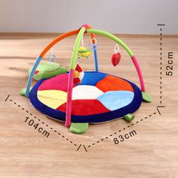 Babyhug Twist N Fold Move N Play Activity Gym Tortoise - Multicolor image 3