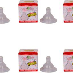 Wide Mouth Nipple for feeding bottles (Pack of 6) Variable Flow Nipple-image-39