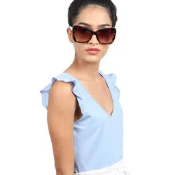ODETTE Oversized UV Protected Lens Sunglasses NEW579-57