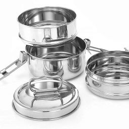 Clipper Stainless Steel Tiffin Box Set, Set of 3 Container 3 Containers Lunch Box-image-41