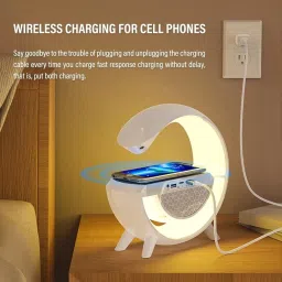 WON Multi-Function Bluetooth Speaker Lamp with Wireless Fast Charging 5 W Bluetooth Party Speaker image 3