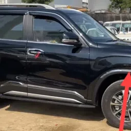 autxin Wheel Arch Chrome Garnish Fender Trim Chrome SS Lining For Mah-indra Scorpio N Glossy, Chrome MAHINDRA New Scorpio Side Garnish image 3