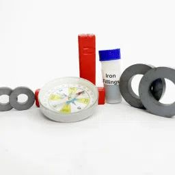 Magnet Kit with Bar Magnet, Ring Magnet, Compass, Best Science Magnet Experiment-27
