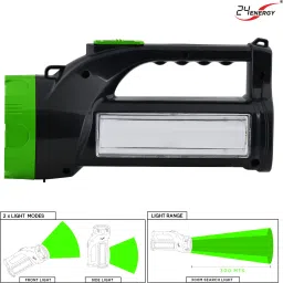 24 energy Long Range Laser Torch with Side SMD Light | Green Torch image 3