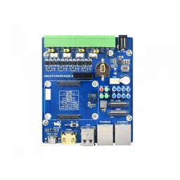 Waveshare Dual ETH Quad RS485 Base Board (B) for Raspberry Pi Compute Module 4 image 2