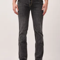 mode de base Men Bootcut Mid-Rise Light Fade Stretchable Jeans-image-76