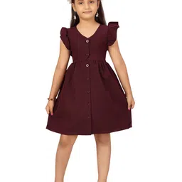 BAESD Flutter Sleeve A-Line Dress-18