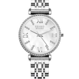 Bruno Milano Women Embelished Stainless Steel Dial & Bracelet Style Straps Analogue Watch BM1006-02-image-27
