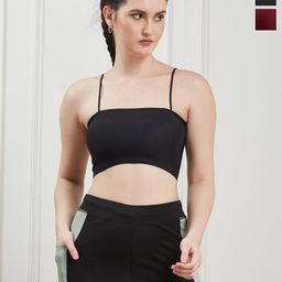 SECRETS BY ZEROKAATA Pack of 2 Assorted Padded Bralette Tops Women-picture-7
