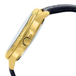 Killer Men Brass Dial & Straps Analogue Watch Timewear 7009 Golden Silver Edition With Date image 3