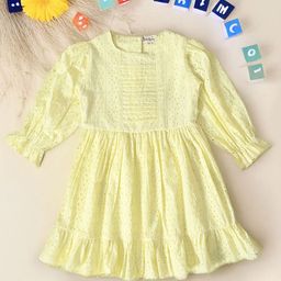 Bella Moda Girls Cotton A-Line Dress-32