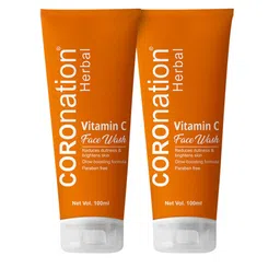 COROnation Herbal Set Of 2 Vitamin C Face Wash For Deep Cleansing - 100 ml Each-44