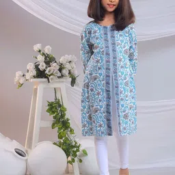 misbis Girls Floral Printed Floral Kurta-image-15