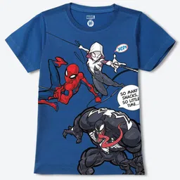 YK Marvel Boys Graphic Printed Round Neck Cotton T-shirt-picture-58