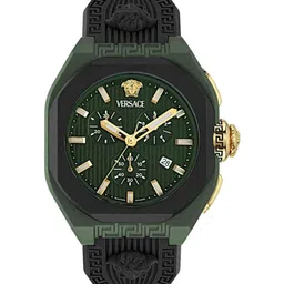 Versace V-Legend Unisex Textured Dial & Straps Analogue Chronograph Watch VE9L00625-picture-10