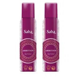 Saba Set of 2 Ambition & Fresh Deodorant- 150ml Each image 1