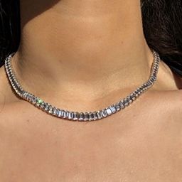 Proplady Silver-Plated American Daimond Studded Jewellery Set-3