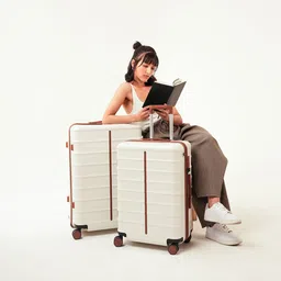 Assembly Odyssey 2 Pcs Textured Hard-Sided Medium & Cabin Trolley Bag-51
