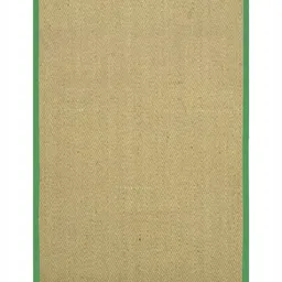 Saral Home Beige & Green Geometric Woven Design Anti-Skid Carpet-image-12