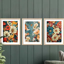 Floral Wall Art With Frame Home Decor Wall Painting For Living Room Office Bedroom-image-26