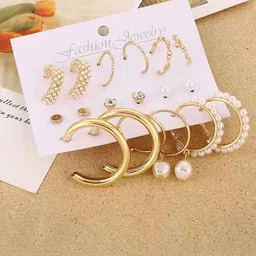 PolluxCraft Geometric Studs Earrings-54