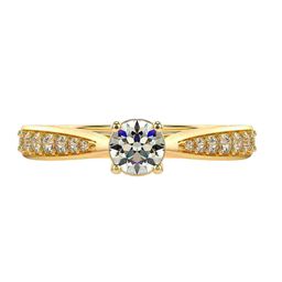 VALANOVA Women 18 Kt Yellow Gold Lab Grown 0.68 CT Diamond Rings 2.25 gm-image-73
