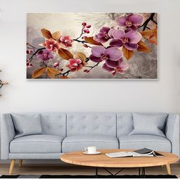 DEKORSTATION Purple Canvas Wall Art-picture-1