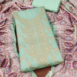 SHADOW & SAINING Semi-Stitched Dress Material-image-85