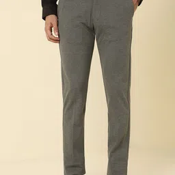 Allen Solly Men Textured Slim Fit Formal Trousers-picture-20