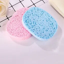 FAVON Set Of 2 Elastic Touch Mildly Facial Cleansing Sponges-33