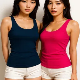 CORTICA Women Pack of 2 Cotton Camisole-picture-40