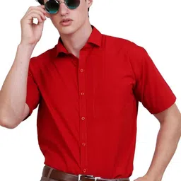 APPEL TOUCH Spread Collar Regular Fit Formal Shirt-image-12