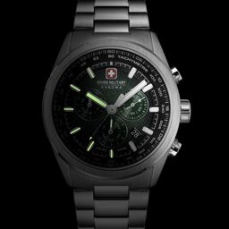 SWISS MILITARY HANOWA Men Dial & Stainless Steel Bracelet Style Straps Analogue Chronograph Watch-13