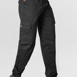 Jb Just BLACK Men Relaxed Cargos Trousers-image-38