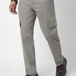 Urbano Fashion Men Regular Fit Solid Cargo Chino Pant with 6 Pockets Stretchable-image-61