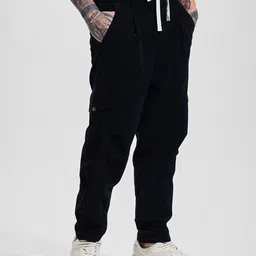 Snitch Black Mid-Rise Regular Fit Cargo-picture-54