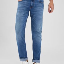 SPYKAR Men Relaxed Fit Low-Rise Light Fade Stretchable Jeans-picture-43