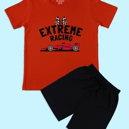BE AWARA Boys T-shirt with Shorts-picture-32