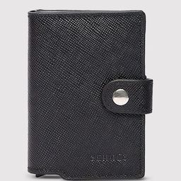 SENNES Unisex Abstract Leather Two Fold Wallet-8
