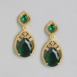 Anouk Gold Plated Contemporary Drop Earrings-33
