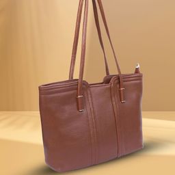 Mast & Harbour Structured Shoulder Bag with Fringed image 3