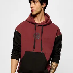 The Souled Store Men Iron Man: Arc Reactor Printed Hooded Sweatshirt-picture-50