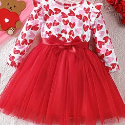 YK Girls Printed Fit & Flare Dress-picture-54