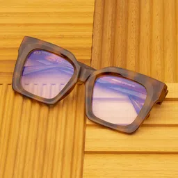 Ted Smith Unisex Square Sunglasses With UV Protected Lens EMILY_C6-53