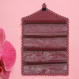 Kuber Industries Maroon Set of 1 Regular Fashion Organisers-46