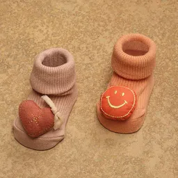 One Friday Infants Pack Of 2 Patterned Ankle-Length Socks image 2